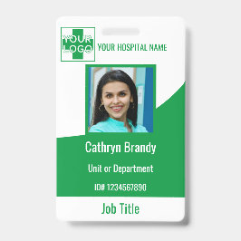 Crachá Funcionário Personalizado de Hospital ou Clínica