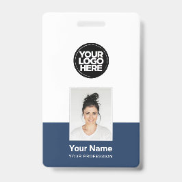 Crachá Funcionário Personalizado - Foto, BarCode, Logotip