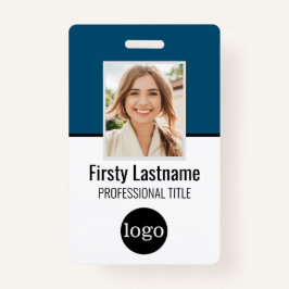 Crachá Funcionário Personalizado - Foto, Código do Bar, L