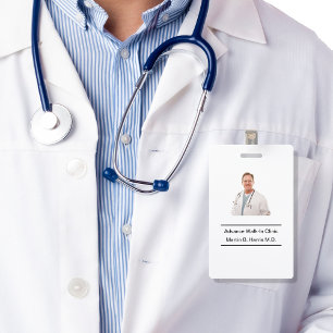 Crachá Funcionarios do Serviço Médico