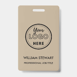 Crachá Funcionarios para funcionários da Rustic Business 