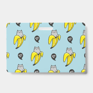 Crachá Gato em banana
