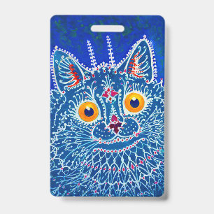 Crachá Gato Gótico Azul