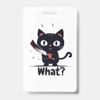 Crachá Gato Mau - O Quê?