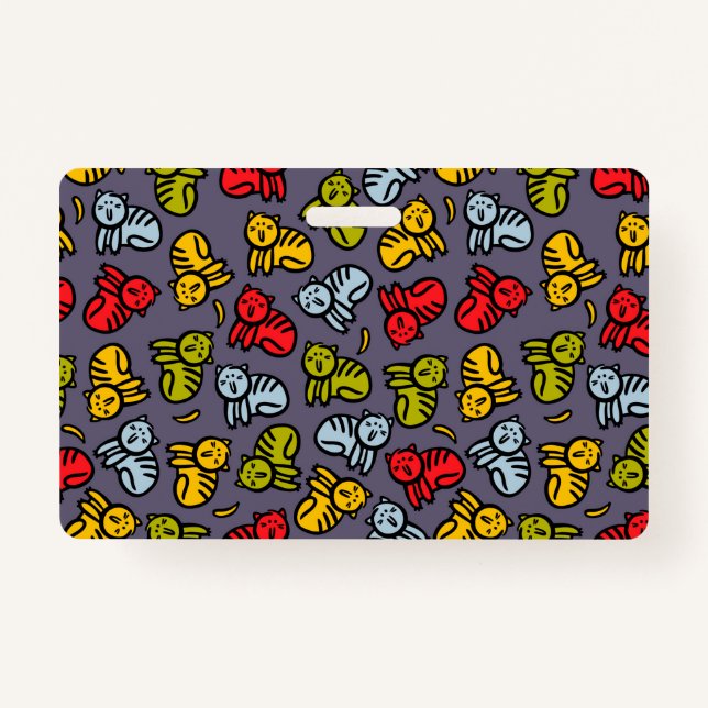 Crachá Gatos e bananas (Frente)