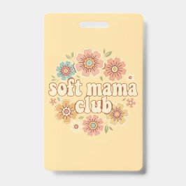Crachá Gentle Mama Coquette Arco Dourado Designio Floral