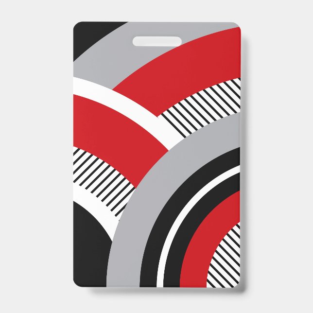 Crachá Geometria colorida (Frente)