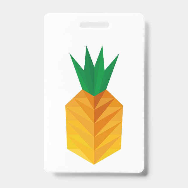 Crachá Geometric Pineapple (Frente)