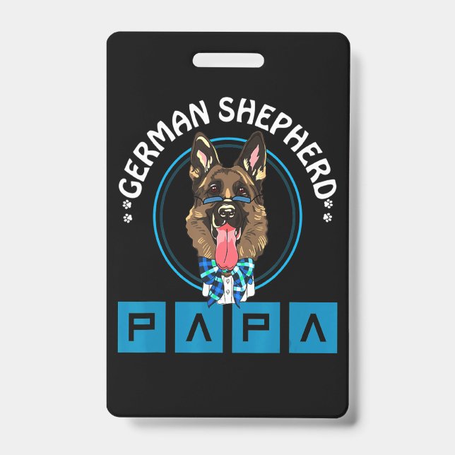 Crachá german shepherd essencial (Frente)