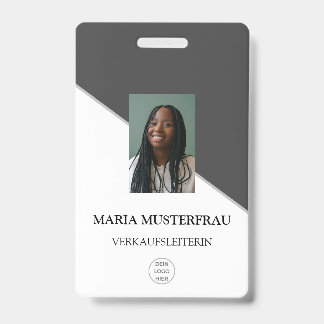 Crachá Gestalte Deinen Eigenen Ausweis Vorlage