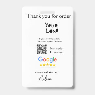 Crachá Google revise o site do logotipo de negócios digit