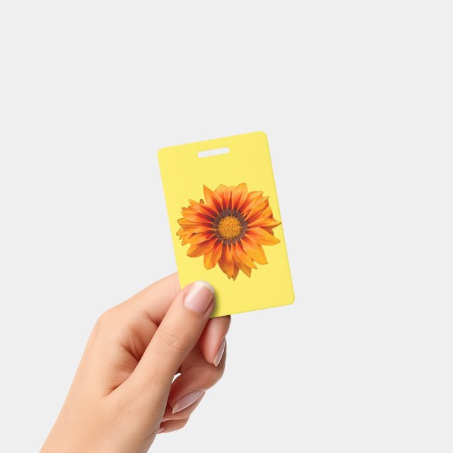 Crachá Gradiente de Flor de Laranja Amarelo Brilhante Rec (Portátil)