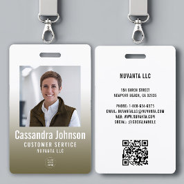 Crachá Gradiente de Ouro Corporativo Empresarial Foto de 