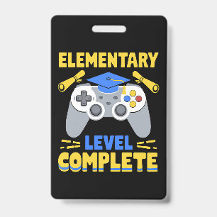 Crachá Graduação completa de jogos no nível elementar