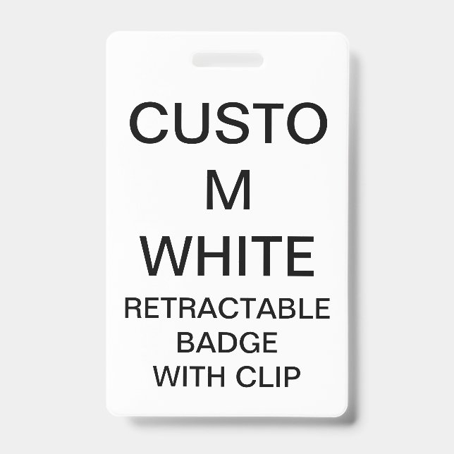 CRACHÁ & GRAMPO RETRÁTEIS personalizados costume (Frente)