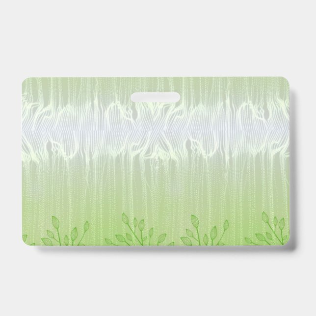 Crachá Groenlândia: Design de Moda Inspirada na Natureza" (Frente)