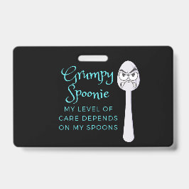 Crachá Grumpy Spoonie
