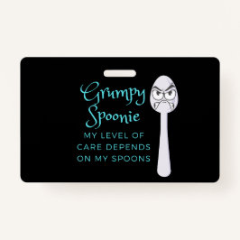 Crachá Grumpy Spoonie