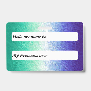 Crachá Grungy Abstrato MLM Men Loving Men Pride Flag