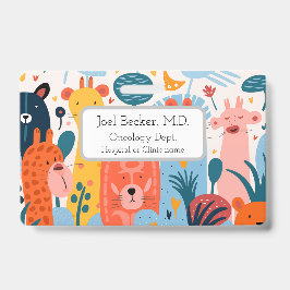 Crachá Grupo de animais imaginários coloridos