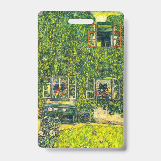 Crachá Gustav Klimt A Casa de Guardaboschi (Frente)