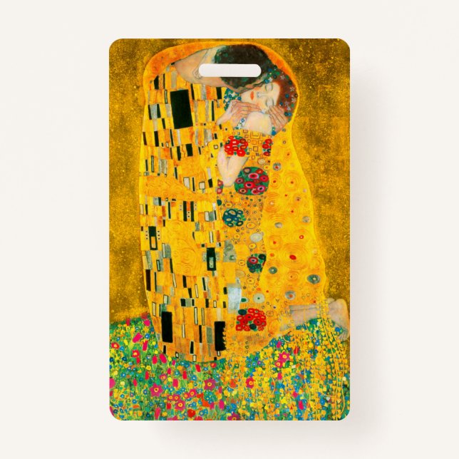 Crachá Gustav Klimt O Beijo (Frente)