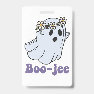 Crachá Halloween Fantasmagórico Fantasma Boo Jee Boo