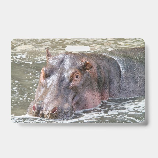 Crachá Happy Hippo (Frente)