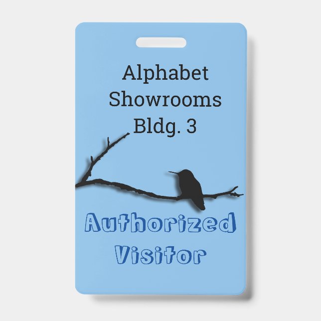 Crachá - Hummingbird na Ramificação (Frente)