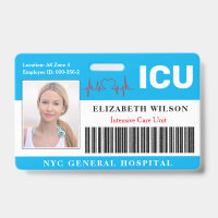 ICU| ID de Foto do Funcionário da Unidade de Cuida