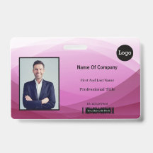 ID de identificação de foto comercial do Abstrato 