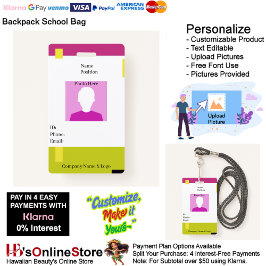 Crachá ID do Funcionário Trabalhadores Funcionário Colabo