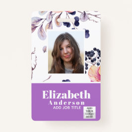 Crachá ID FOTO - Passagem VIP do Funcionário - Flores Gir