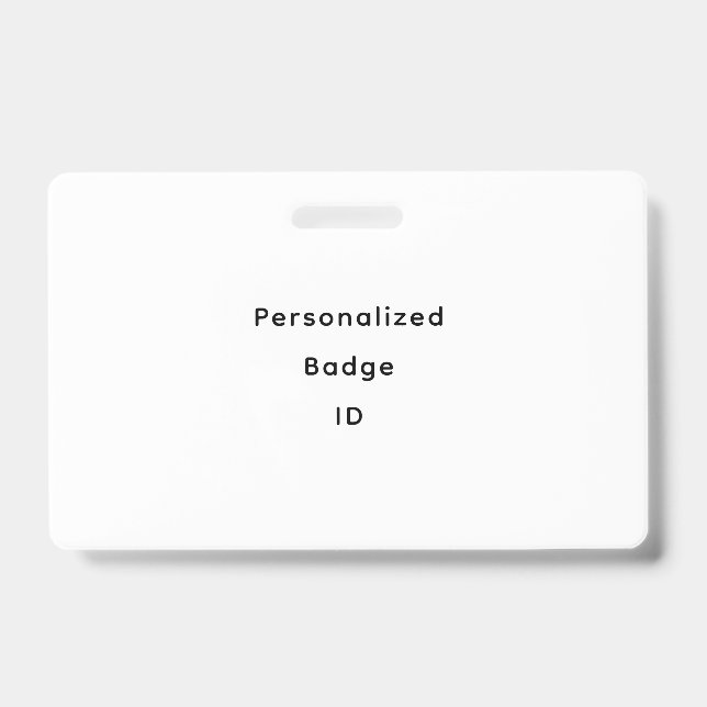 Crachá ID Personalizado (Frente)