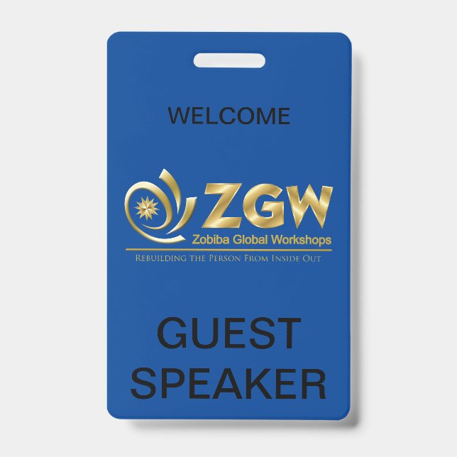 Crachá Identificação (Frente)