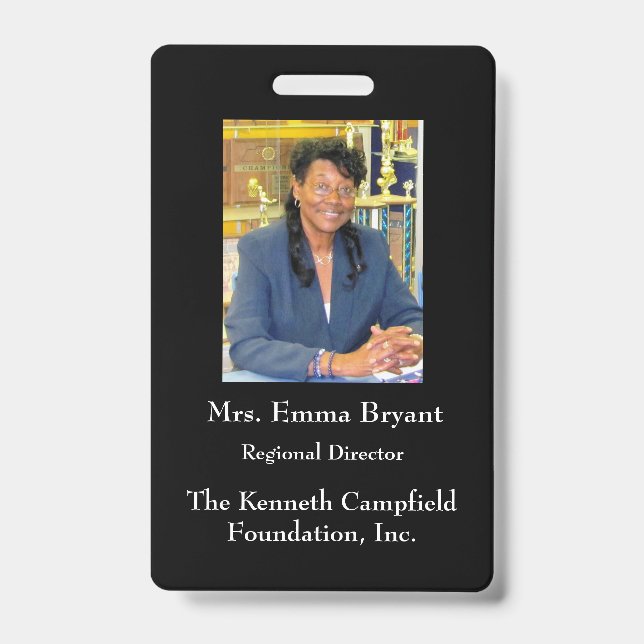 Crachá Identificação da Empresa (Frente)