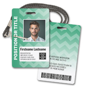 Crachá Identificação de Funcionário com Foto - código de