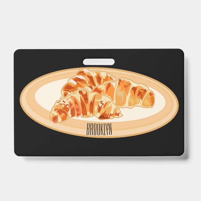 Crachá Imagem croissant (Frente)