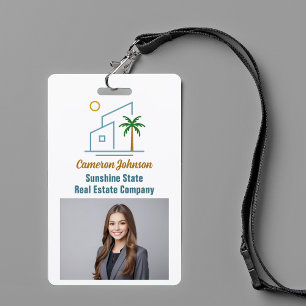 Crachá Imobiliário Praia: Imobiliário Costeiro Personaliz