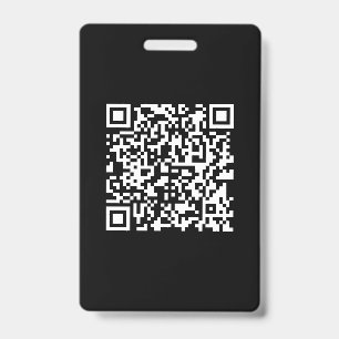 Crachá Inserir URL e Criar Código QR Digitalizável   Pret
