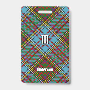 Crachá Insígnia Clan Anderson Tartan