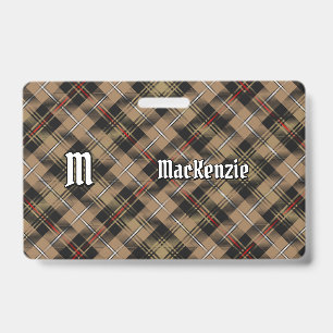 Crachá Insígnia Clan MacKenzie Brown Hunting Tartan
