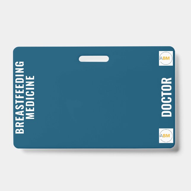 Crachá Insígnia de Medicina de Amamentação e Lactação (Frente)