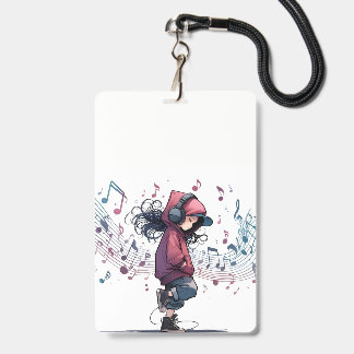 Crachá insígnia de música