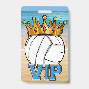 Crachá Insígnia de MVP de Volei de Praia