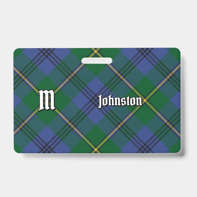 Crachá Insígnia de Tecido Escocês Clan Johnston (Frente)