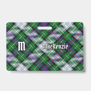 Crachá Insígnia de Tecido Xadrez Clan MacKenzie Dress