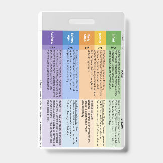 Crachá Insígnia de Vida Infantil (Vertical) 