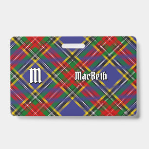 Crachá Insígnia do Clan MacBeth Tartan