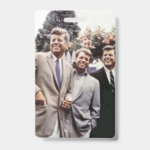 Crachá Irmãos com o Presidente John Kennedy White House